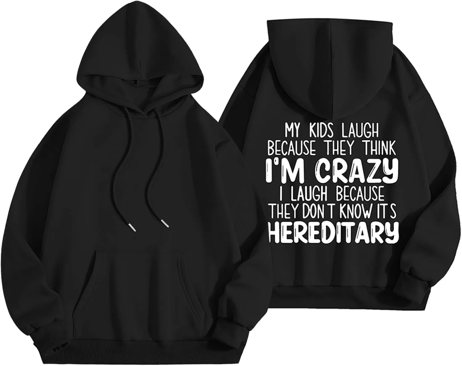 2024 Graphic Hoodies for Women Cute Pullover Long Sleeve Preppy Sweatshirts Letter Printed Hooded Tops Fall Winter Clothes