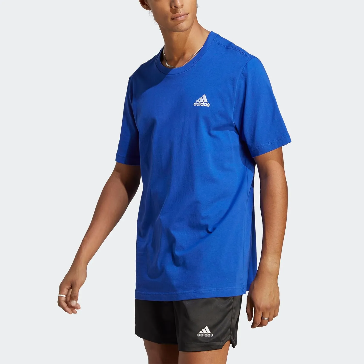 adidas Men's Essentials Single Jersey Embroidered Small Logo T-Shirt