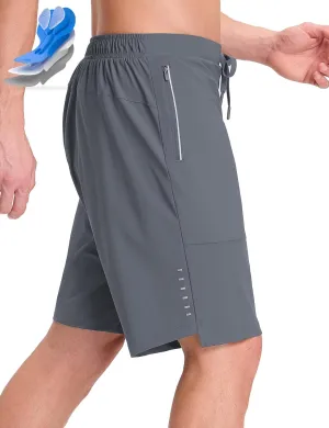 baleaf Men's Mountain Bike Shorts 4D Padded Loose-fit MTB Cycling Lightweight Bicycle Biking Shorts Zipper Pockets
