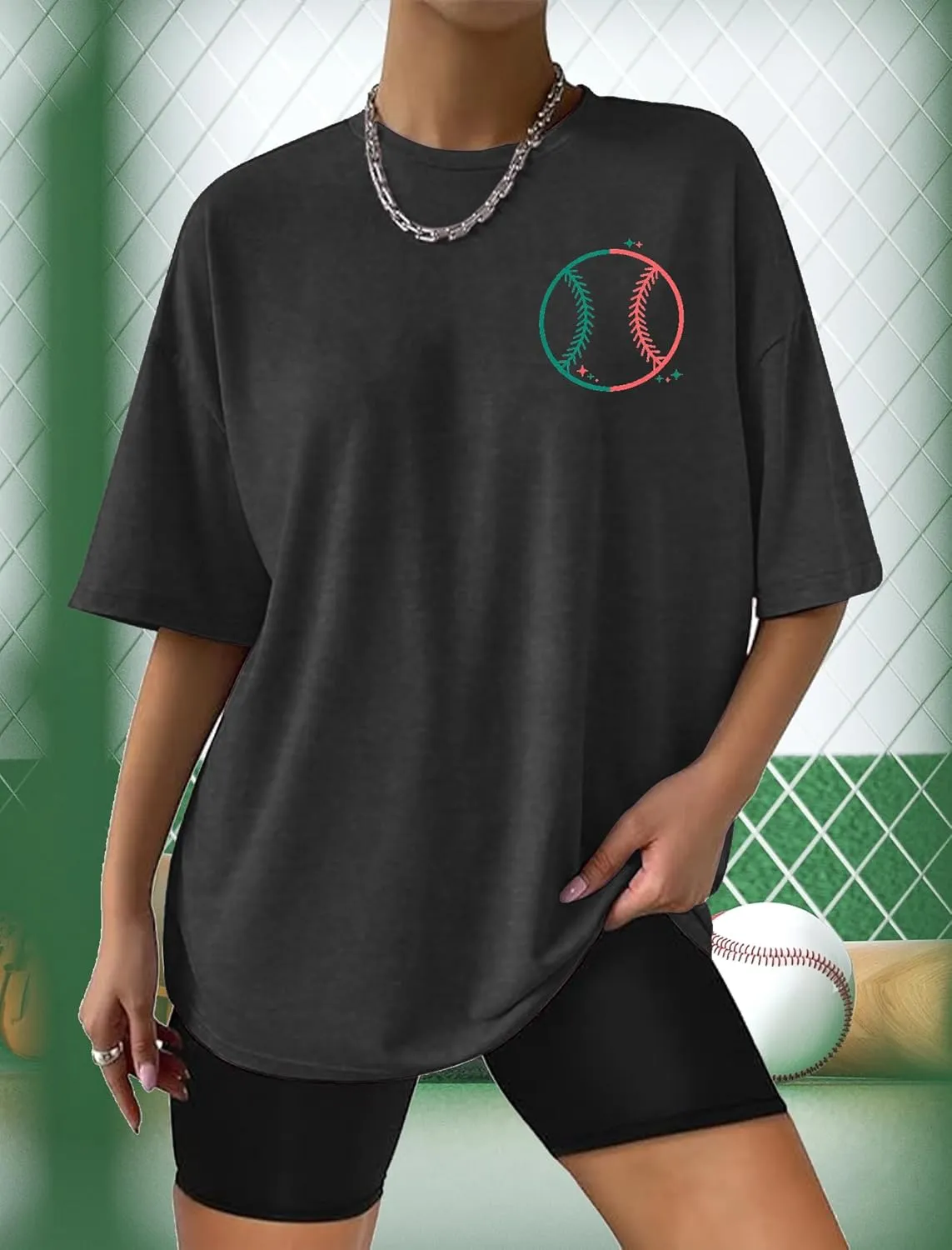 Baseball Shirts Women Oversized: Baseball Mom Tshirt Hey Batter Batter Swing Graphic Tee Ballparks Tops