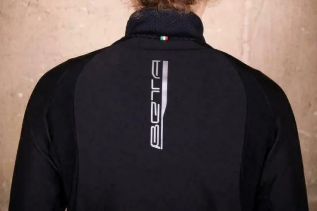 Beta Lightweight Gore Windstopper Womens Cycling Jacket Black by Santini