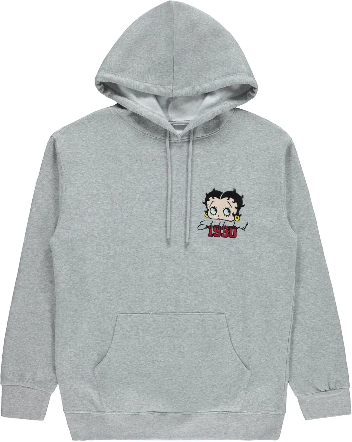 Betty Boop Ladies Fashion Sweatshirt - Paramount Embroidered Hoodie Sweatshirt