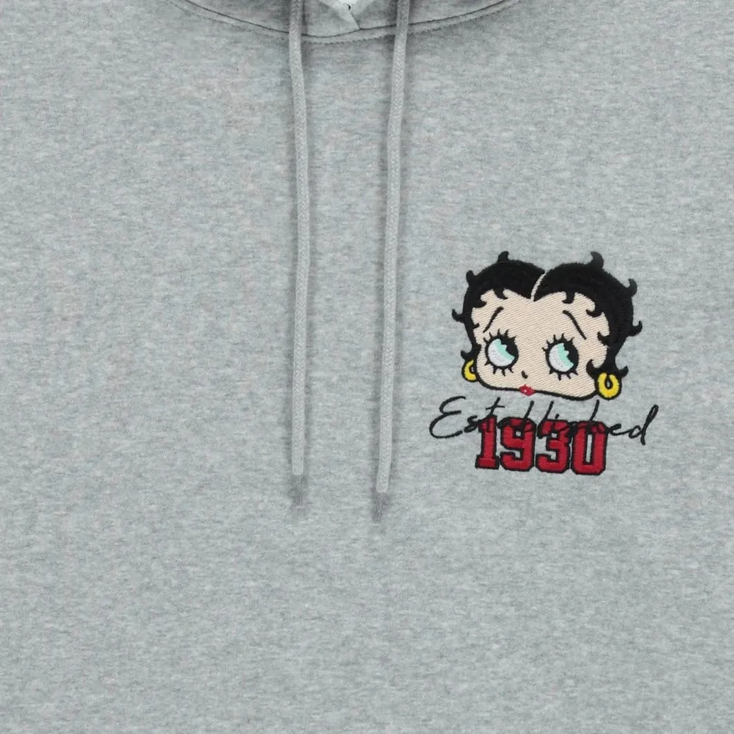 Betty Boop Ladies Fashion Sweatshirt - Paramount Embroidered Hoodie Sweatshirt