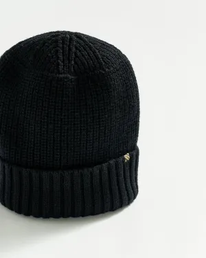 Billy Reid Wool Ribbon Beanie - Black