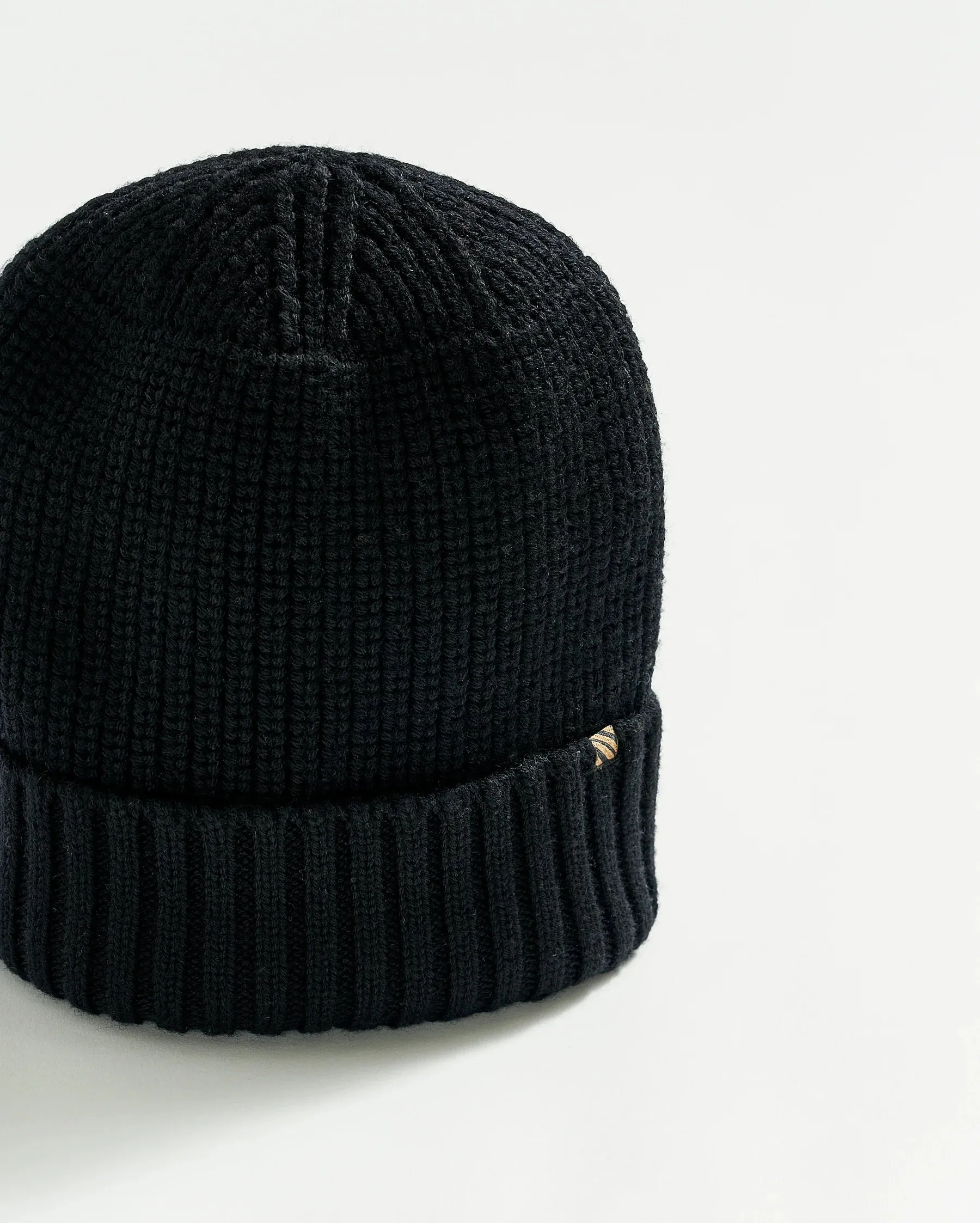Billy Reid Wool Ribbon Beanie - Black