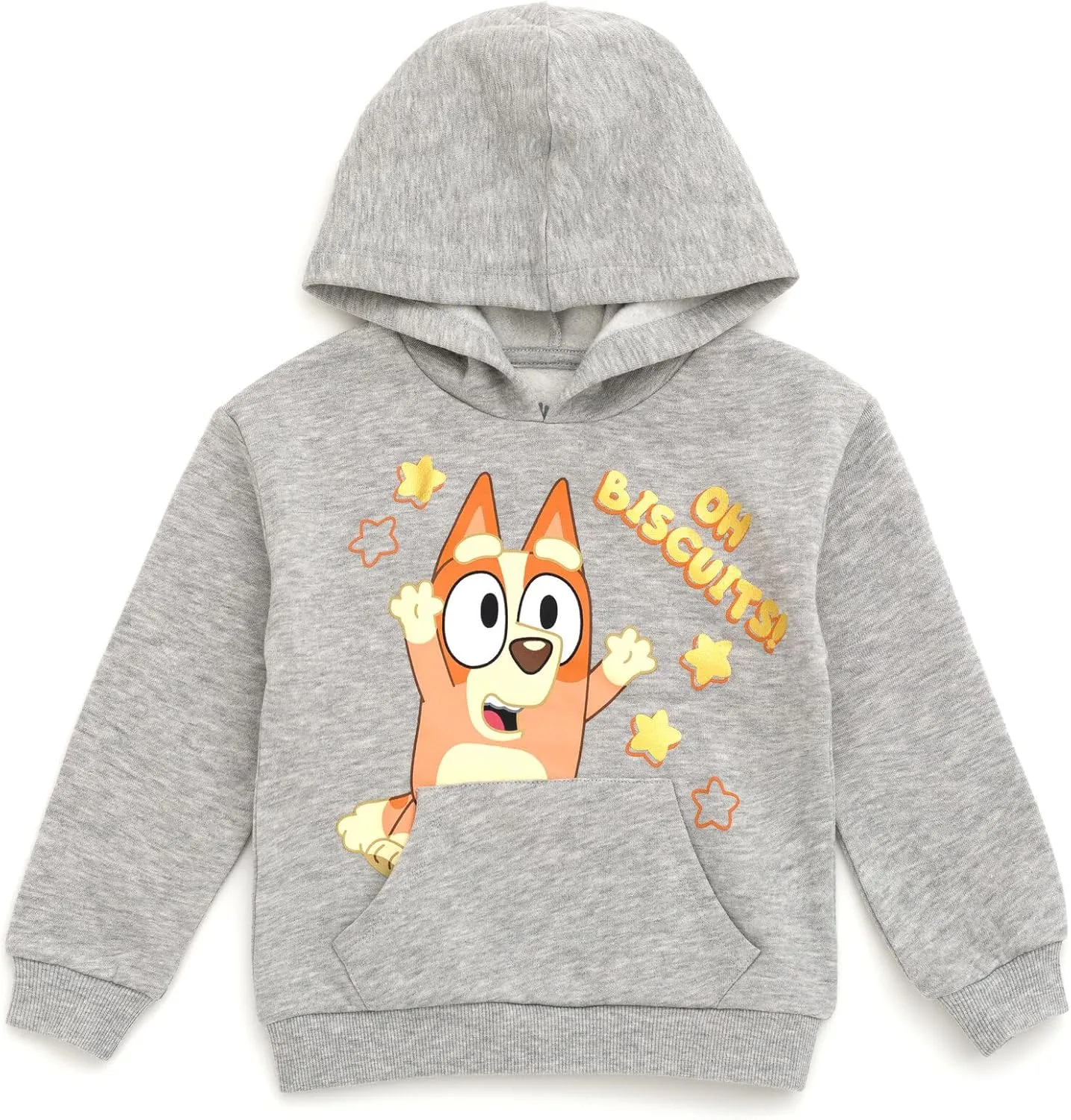 Bluey Girls Fleece Hoodie Toddler to Big Kid Sizes (2T - 14-16)