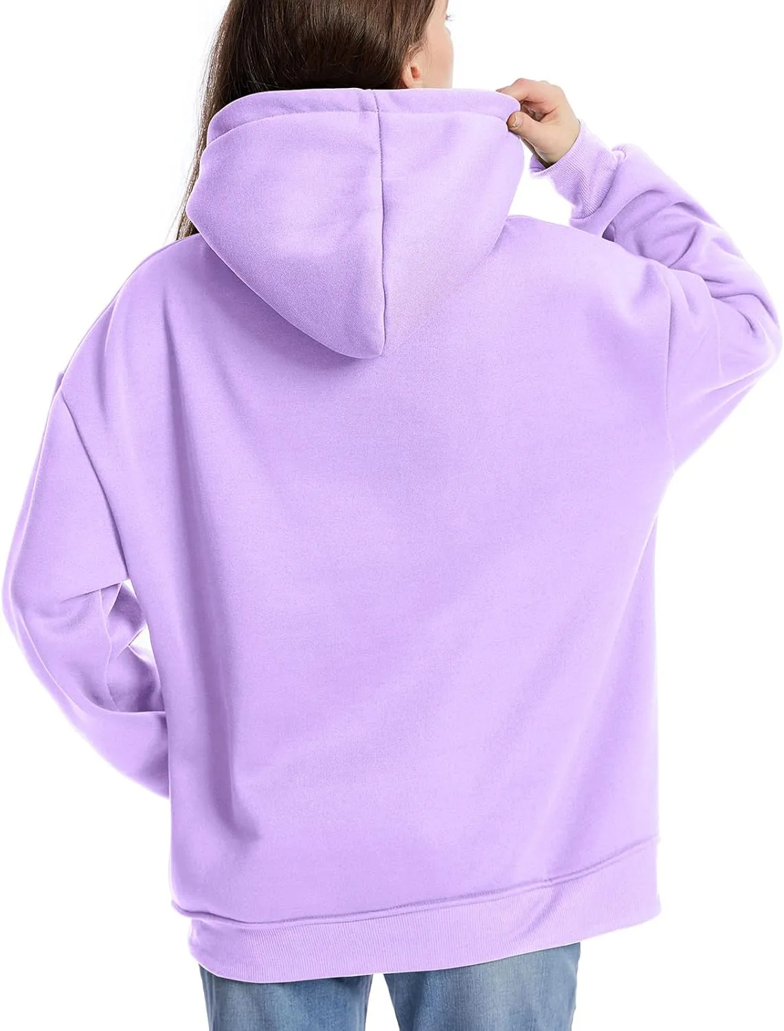 Bobeutou Cute Mushroom Graphic Kawaii Sweatshirt for Teen Girls Oversized Aesthetic Warm Hoodie Tops with Pocket Pullover