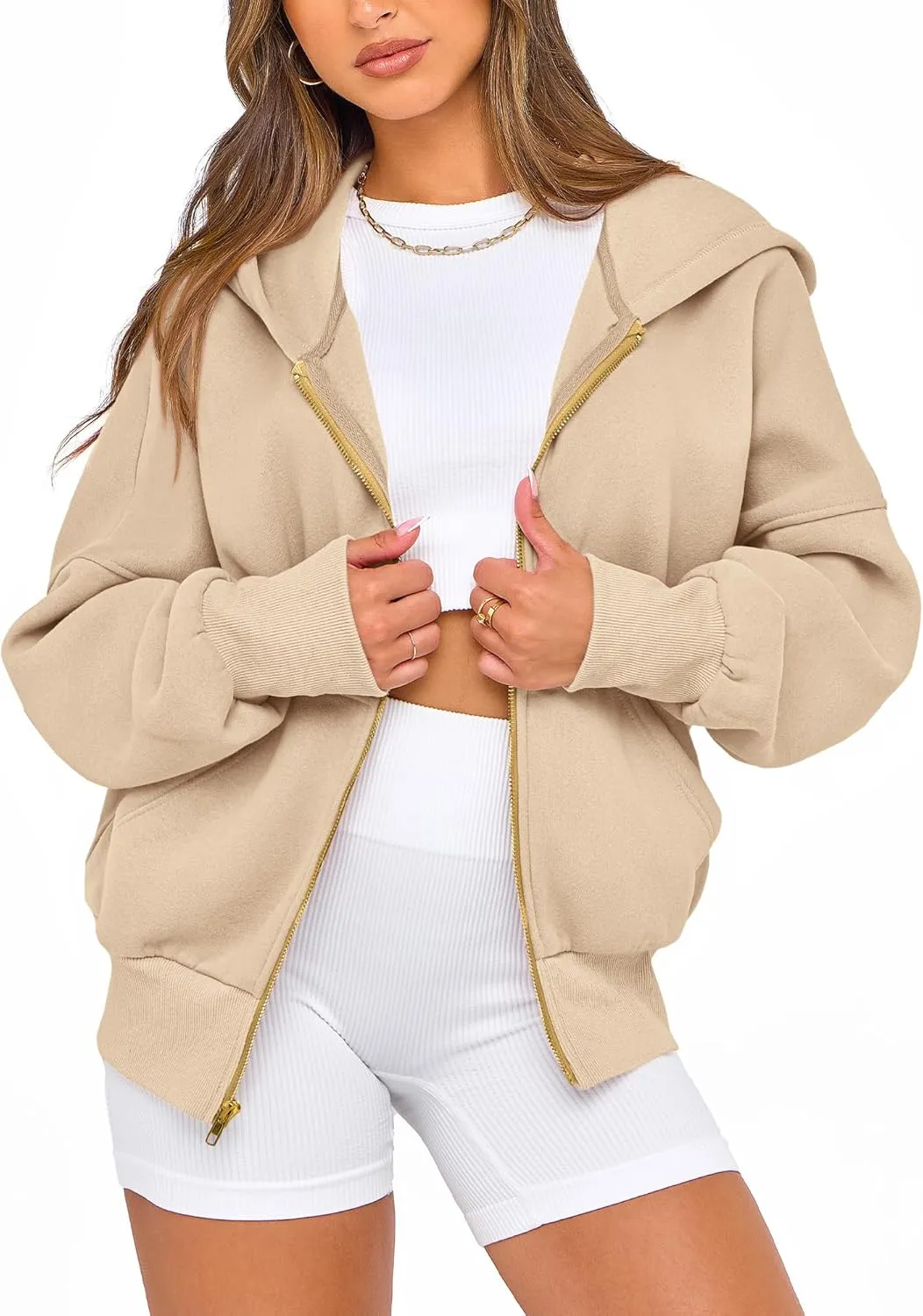 BTFBM Womens Zip Up Hoodies Long Sleeve Fashion Sweatshirt Fleece Y2K Hooded Jacket 2025 Trendy Fall Spring Clothes