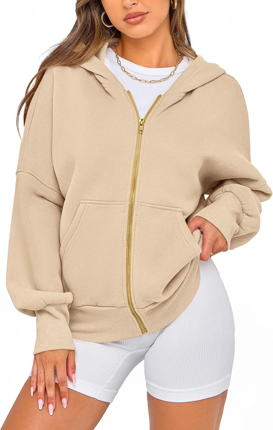 BTFBM Womens Zip Up Hoodies Long Sleeve Fashion Sweatshirt Fleece Y2K Hooded Jacket 2025 Trendy Fall Spring Clothes