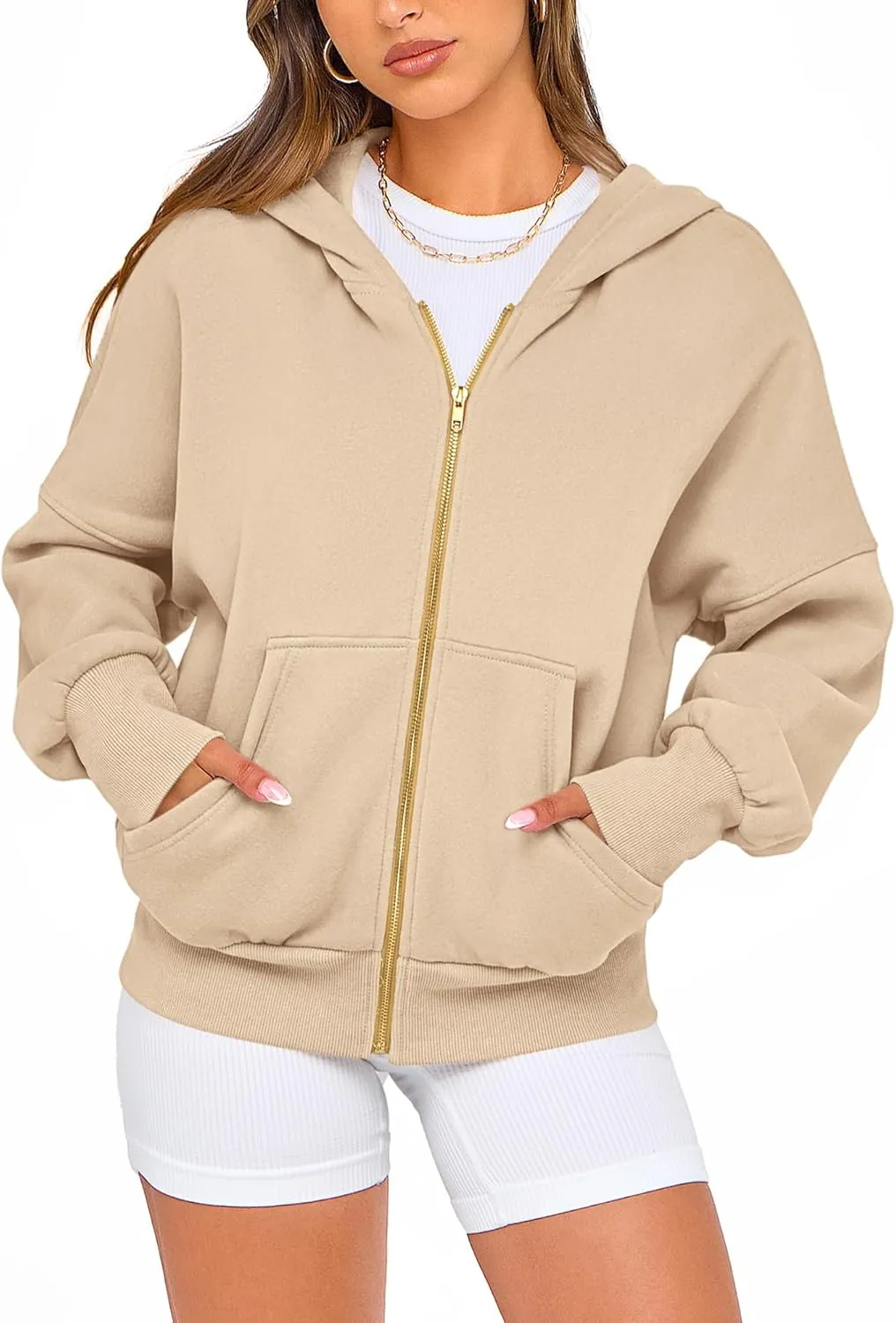 BTFBM Womens Zip Up Hoodies Long Sleeve Fashion Sweatshirt Fleece Y2K Hooded Jacket 2025 Trendy Fall Spring Clothes