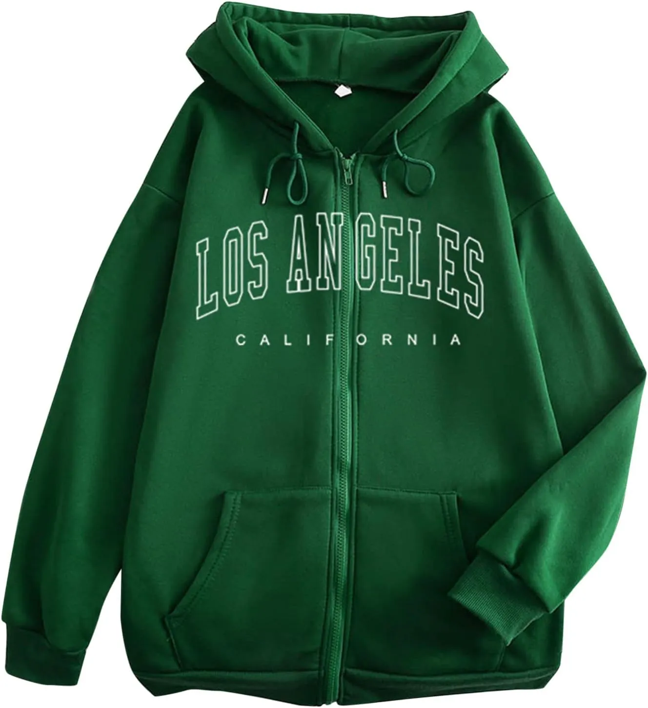 California Hoodies For Girls Letter Print Graphic Sweatshirt Hooded Long Sleeve Casual Loose Pullover Tops For 4-14 Years