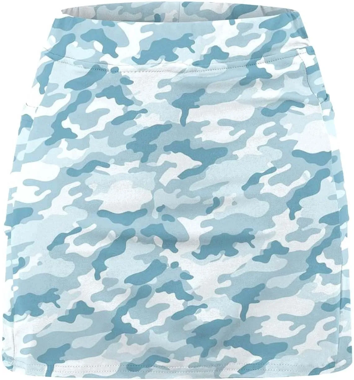 Camo Tennis Skirts for Women Plus Size Summer Athletic Workout Golf Skorts Activewear Tight Skinny Built in Leggings Shorts