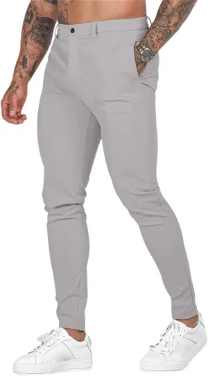 Cargo Pants for Men Skinny Leg Stretch Casual Slim Fit Lightweight Trendy Trousers Outdoor Business Sports Suit Pants