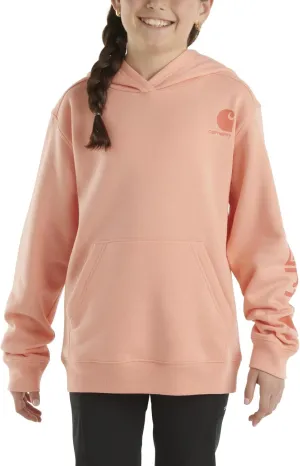 Carhartt Girls' Hoodie Fleece Pullover Sweatshirt