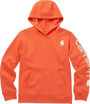 Carhartt Girls' Hoodie Fleece Pullover Sweatshirt