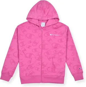 Champion Girls Hoodie Sweatshirt Zip Up Fleece Athletic Hoodie for Girl Clothing