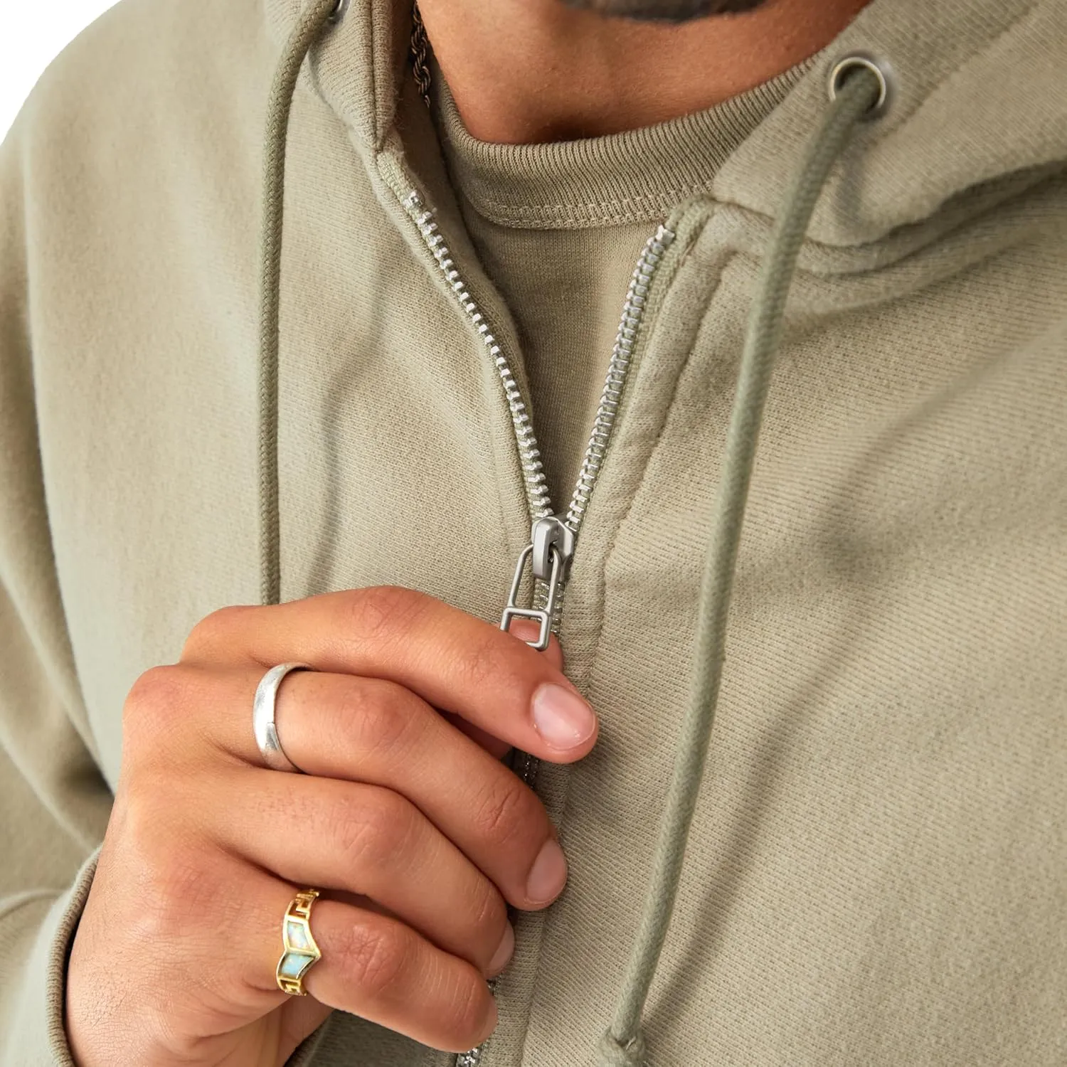 Champion Men's Zip-Up Hoodie, Reverse Weave, Sweatshirt, Fleece Zip-Up Hoodie For Men