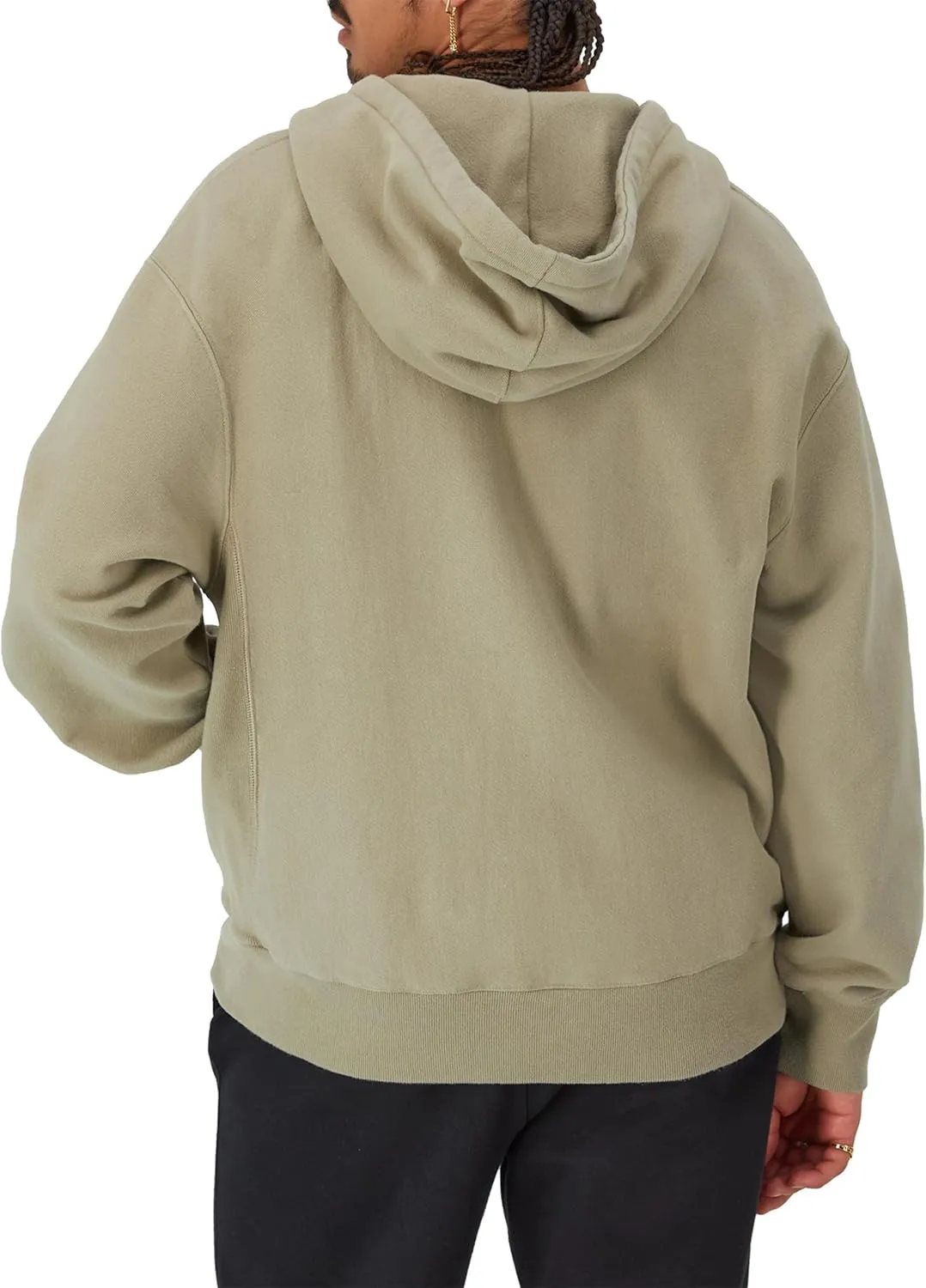 Champion Men's Zip-Up Hoodie, Reverse Weave, Sweatshirt, Fleece Zip-Up Hoodie For Men
