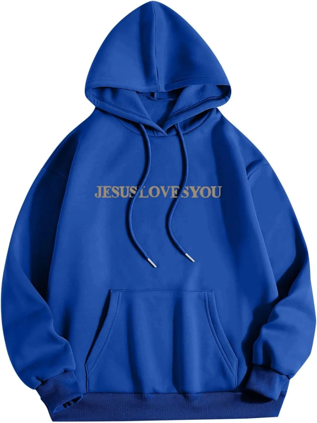 Christian Sweatshirt Women Jesus Loves You,Trust in The Lord Long Sleeve Letter Printed Hoodies
