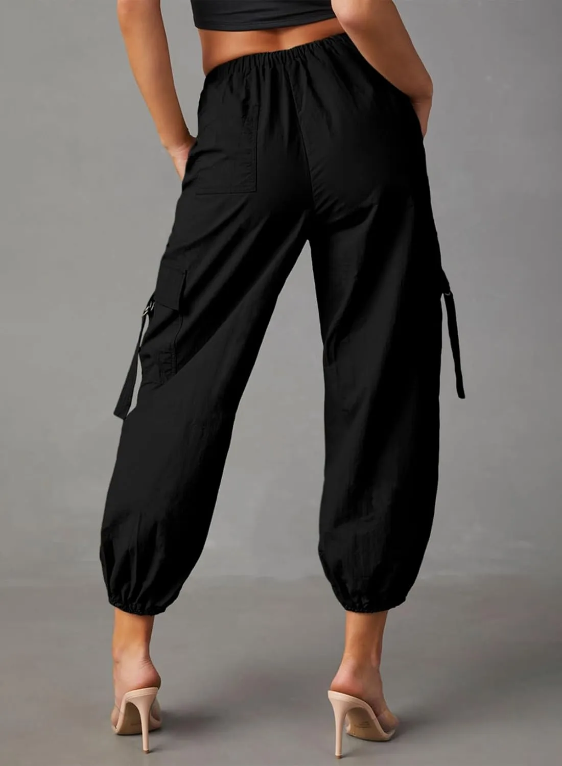 Dokotoo Cargo Pants Women 2024 High Waist Casual Work Hiking Pants for Women with 5 Pockets Pants