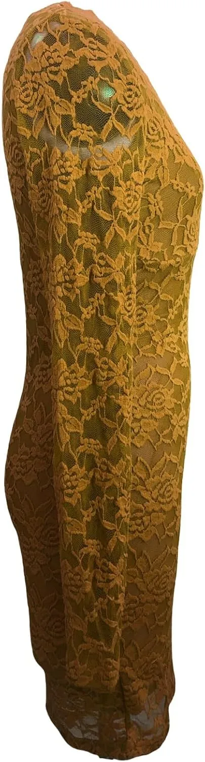 Fashion Plus Size Lace Dress Chiffon Wrap V Neck Bodycon Pencil Dresses Women Cocktail Party Guest Mini Dress Clubwear