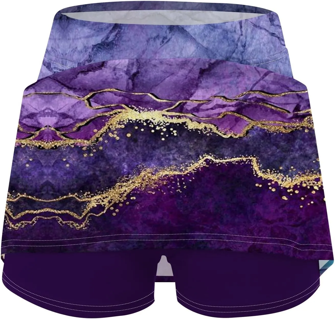 FlekmanArt Skirts for Women Skinny Sports Pants High Waist Biker Shorts Lightweight Workout Skorts Athletic Athletic Shorts