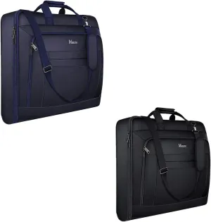 Garment Bags for Travel, Carry On Garment Bag for Business Trips with Shoulder Strap