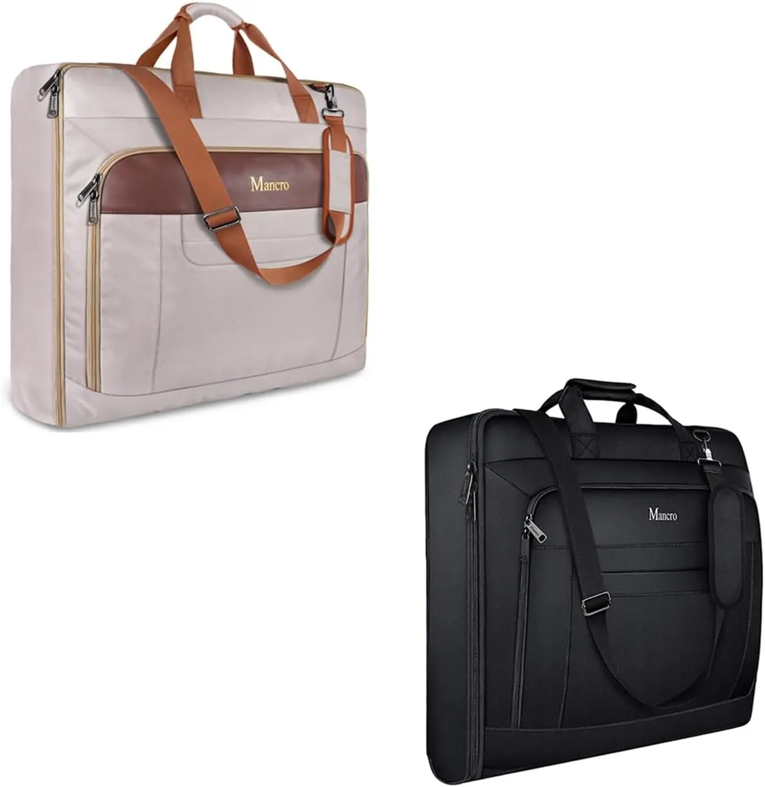 Garment Bags for Travel, Suit Carry On Bag for Men Women with Shoulder Strap, Large Duffle Hanging Bag
