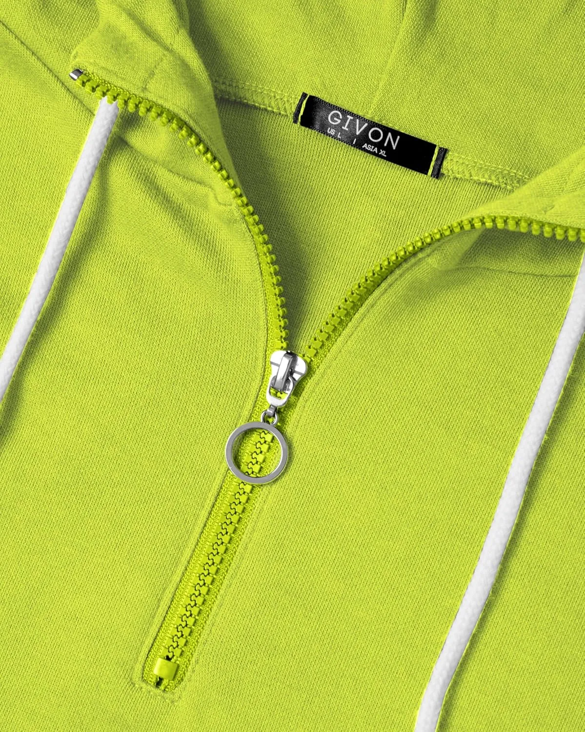 GIVON Womens Lightweight Thin Quarter Zip Up Pullover Hoodie Sweatshirt with Plus Size