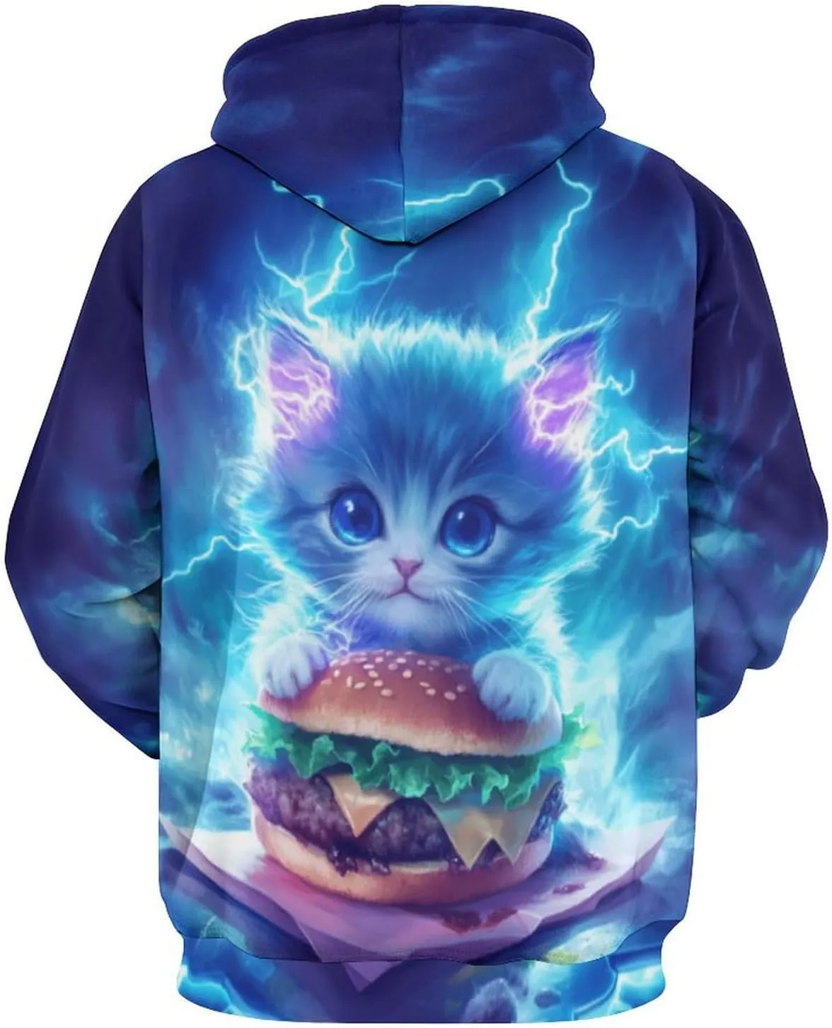 GLUDEAR Unisex 3D Pattern Print Athletic Pullover Hoodies Hooded Sweatshirts