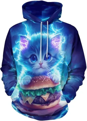 GLUDEAR Unisex 3D Pattern Print Athletic Pullover Hoodies Hooded Sweatshirts