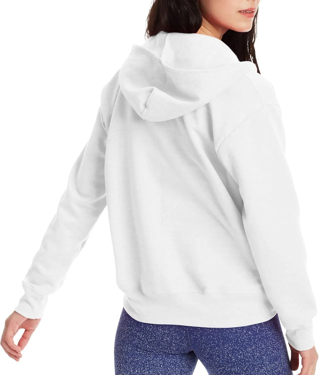 Hanes Women's Hoodie, Ecosmart Fleece Full-zip Hoodie, Zip-up Hooded Sweatshirt