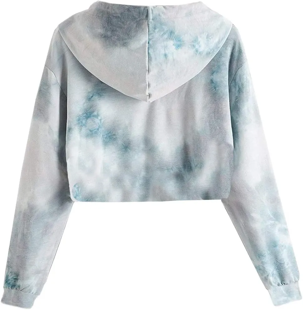 Idepet Women's Casual Letters Print Crop Top Loose Pullover Friends Shirt Teen Girl TV Show Hoodie Sweatshirt