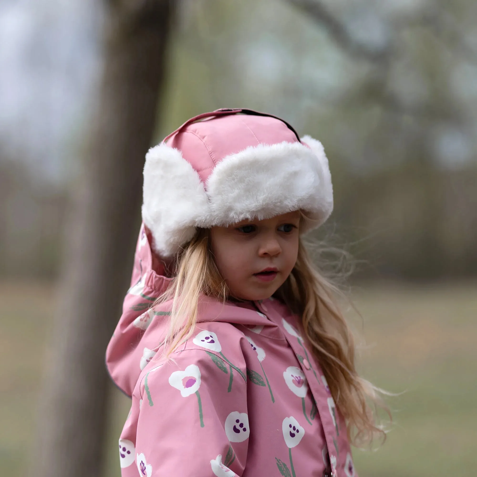 Kids Insulated Winter Hats | Dusty Pink