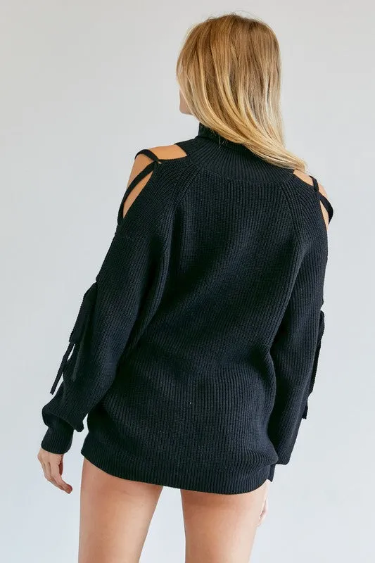 Lace Me Up Sweater