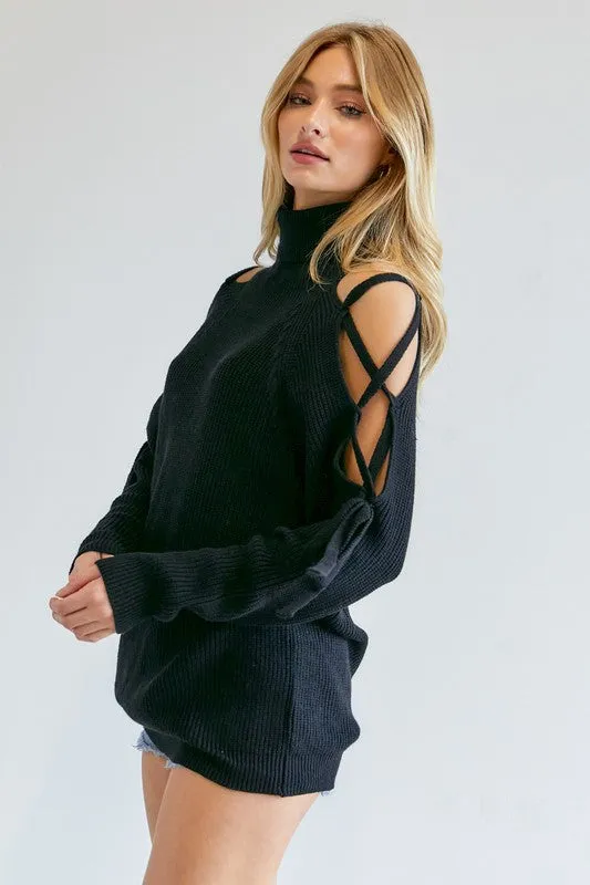 Lace Me Up Sweater
