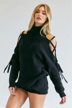 Lace Me Up Sweater