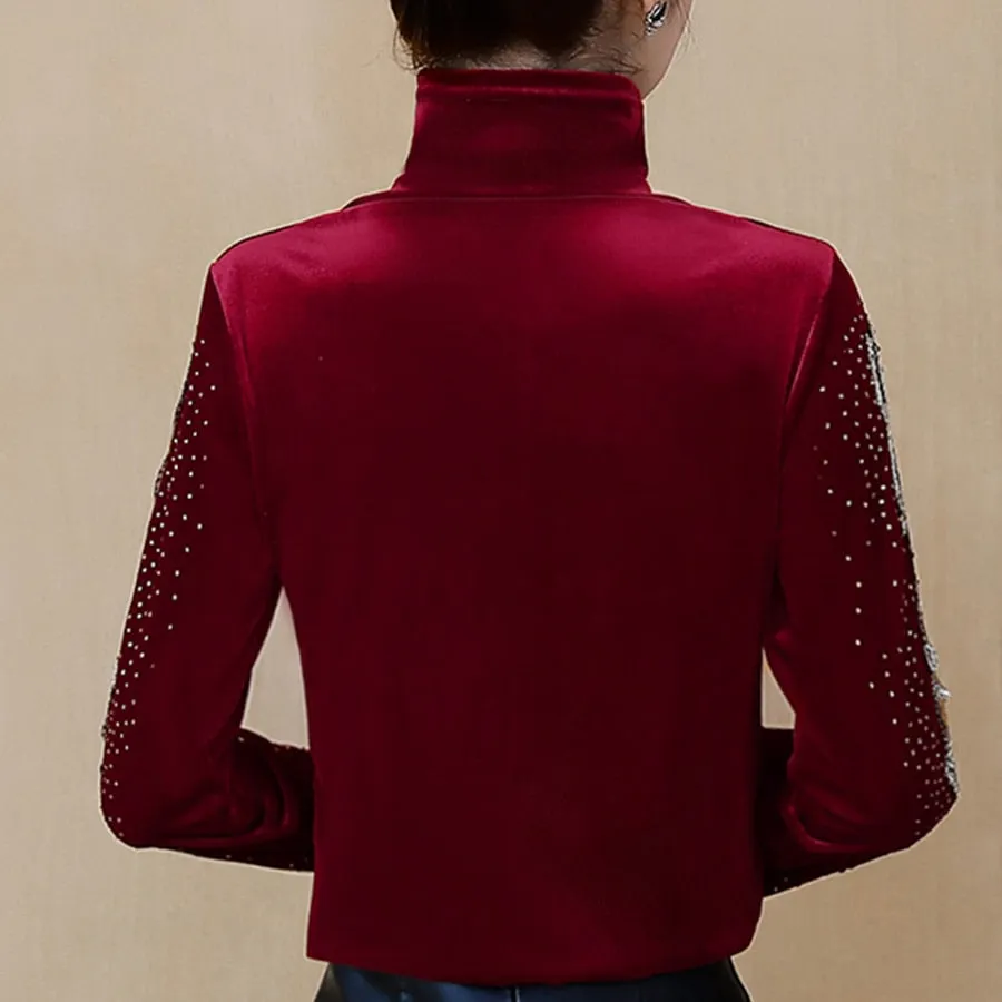 Light Ahead Pleuche Blouse