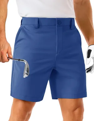 MAGCOMSEN Men's Golf Shorts 7" Quick Dry Lightweight Stretch Casual Shorts with 6 Pockets Dress Work Hiking