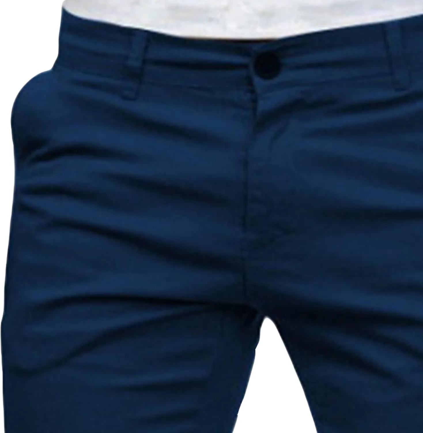 Maiyifu-GJ Men's Modern Stretch Denim Shorts Knee Length Slim Fit Jean Shorts Summer Fashion Short Pants
