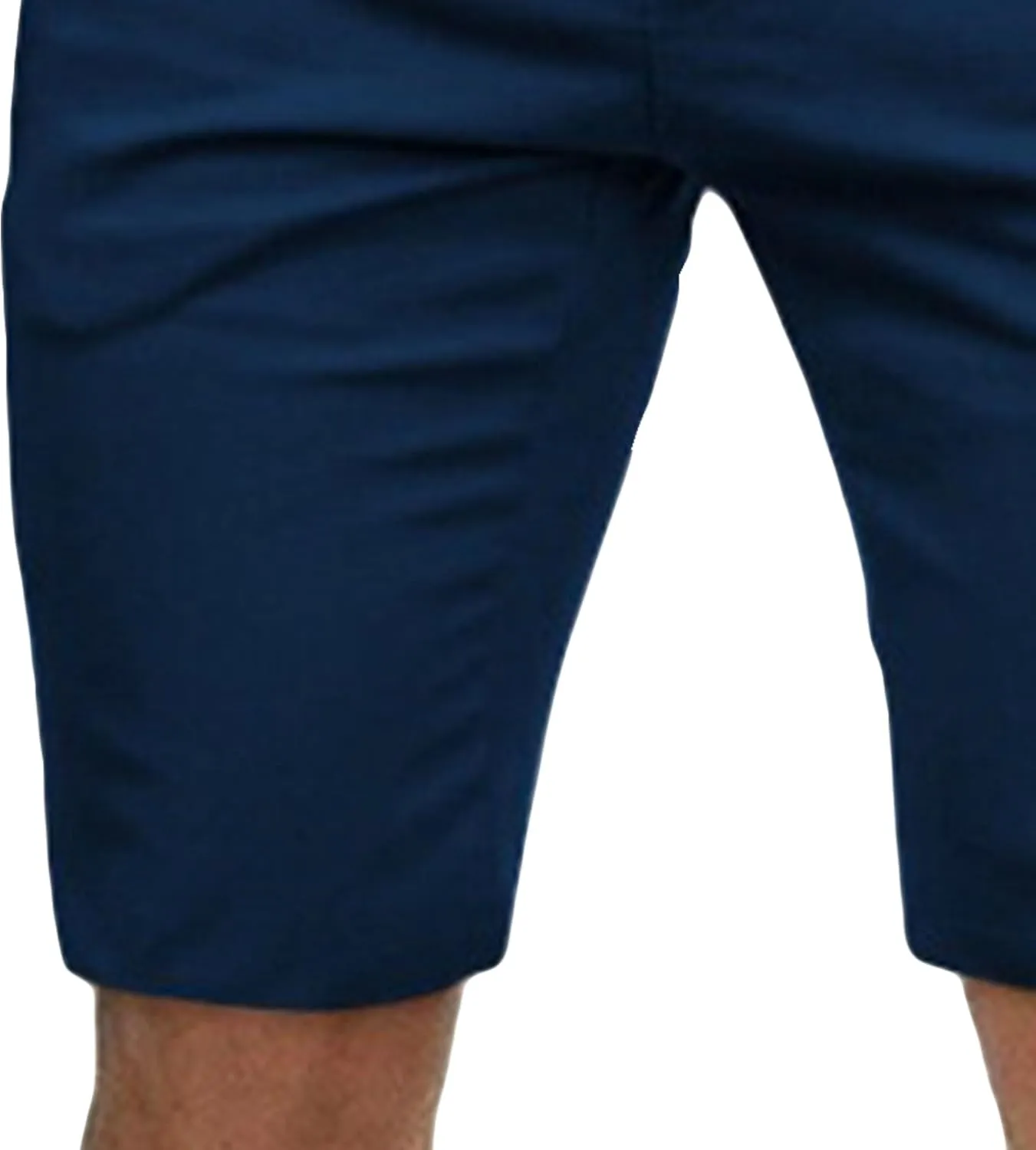 Maiyifu-GJ Men's Modern Stretch Denim Shorts Knee Length Slim Fit Jean Shorts Summer Fashion Short Pants