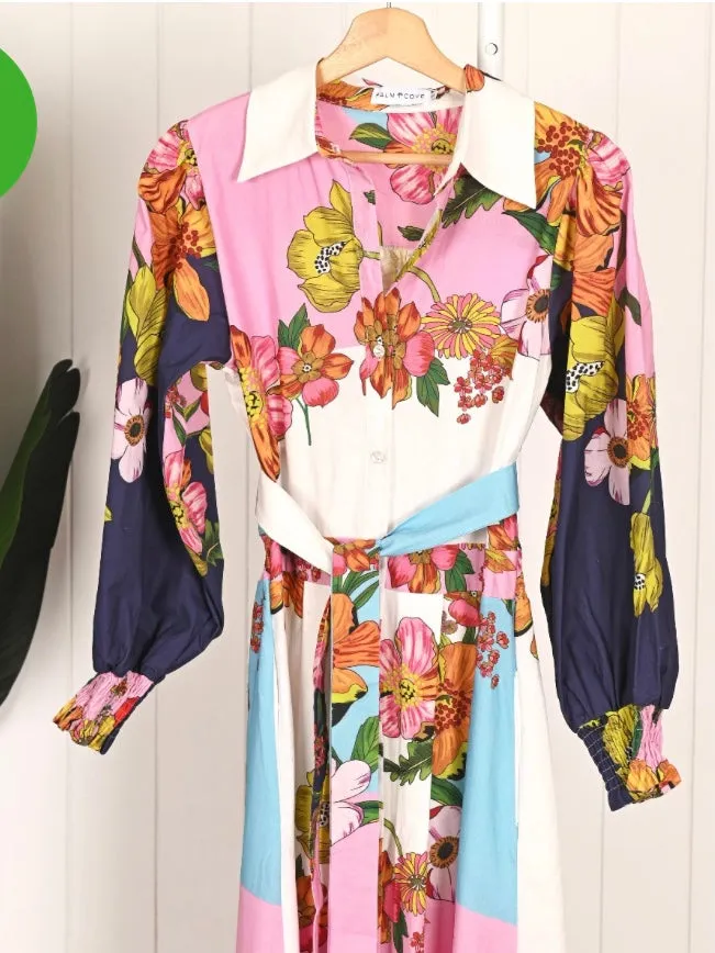 Megan Dress Maxi - Super Bloom