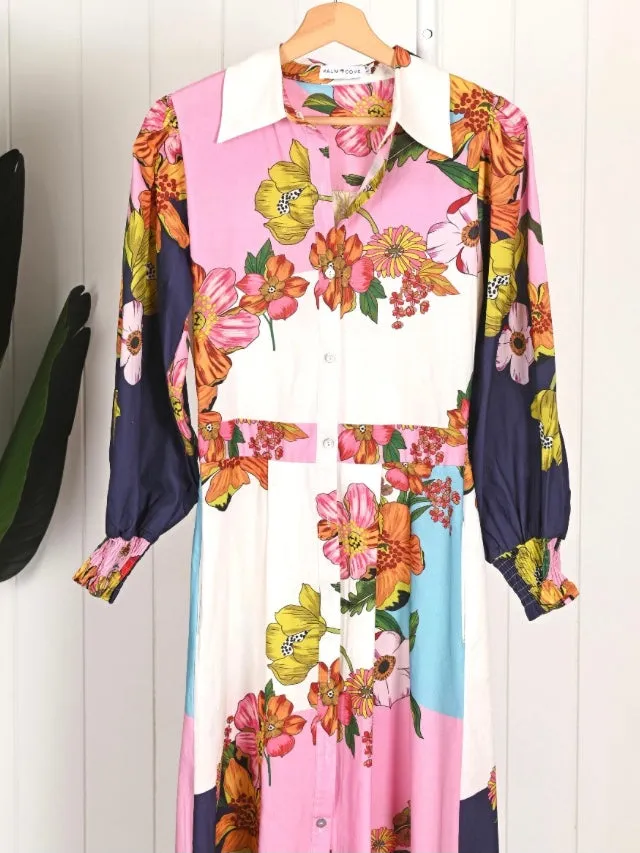 Megan Dress Maxi - Super Bloom