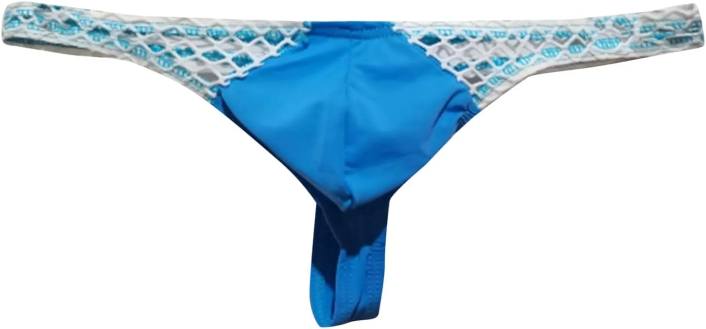 Men Solid Color Underwear Short Fashion Ice Mesh Sexy Briefs Underpant Low Waist Sexy Underwear under Shorts for