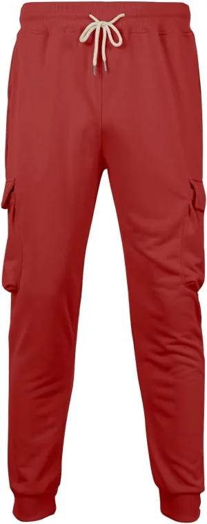 Men's Cargo Pants Workout Joggers Stretch Sweatpants Drawstring Tactical Pants with Multi Pockets Hiking