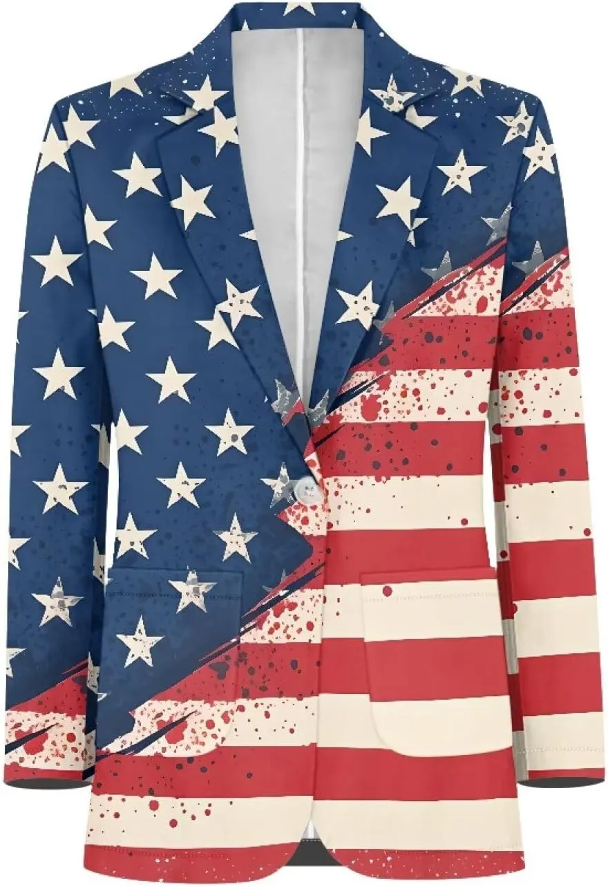 Men's Casual Lapel Blazer Muticolor One Button Suit Regular Fit Sports Coats Jackets for Prom,Party,Dinner