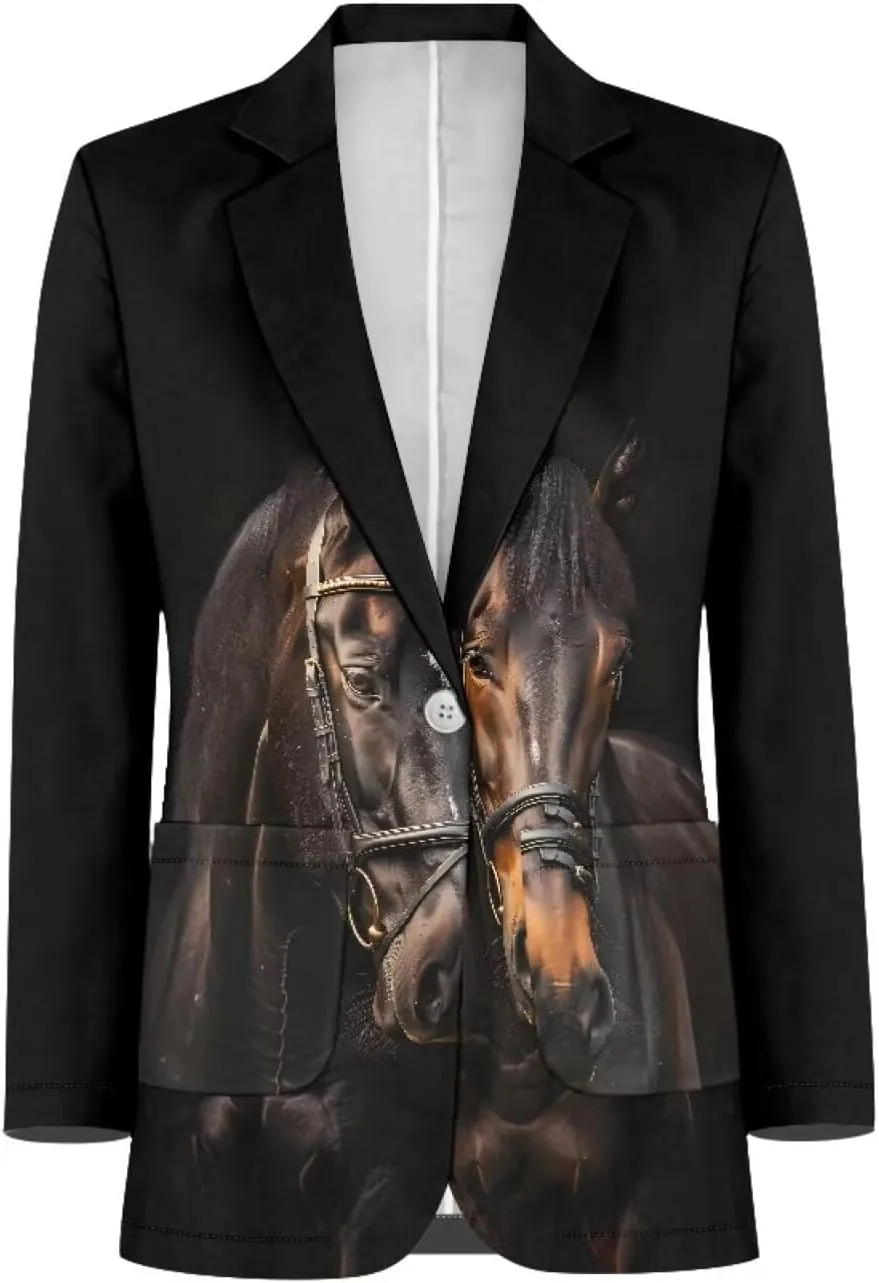 Men's Casual One Button Suit Blazer with Pockets Notch Lapel Unlined Sport Jacket Lightweight Slim Fit Business Suit