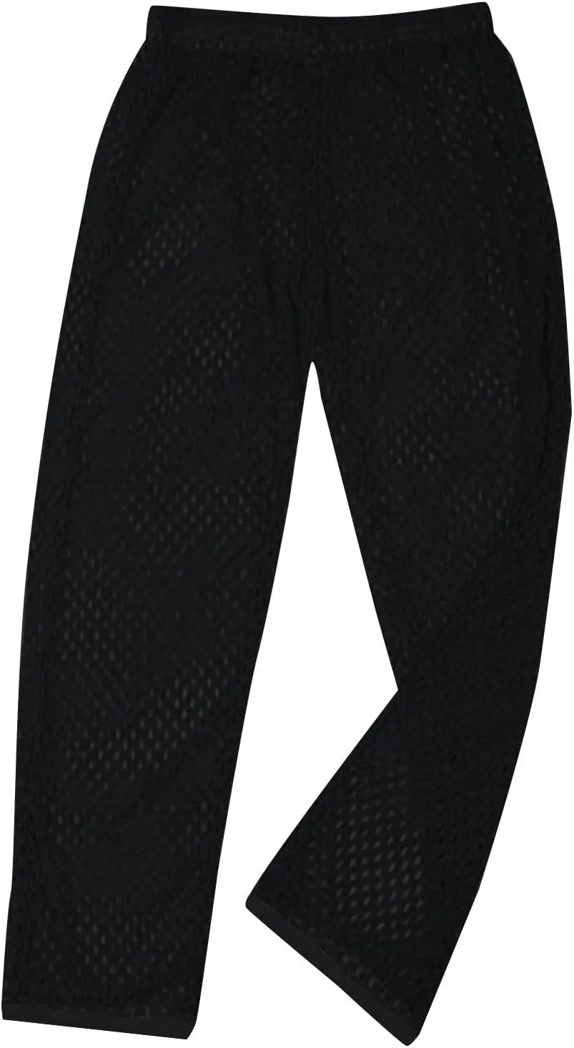 Mens Fashion Mens Interest Hollow Sexy Mesh Pants Pants Fashion Leisure Outfit Set