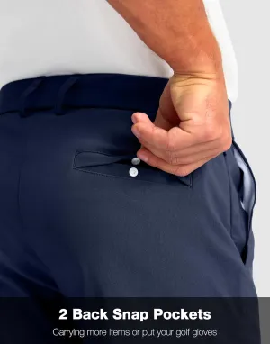 Men's Golf Shorts with 5 Pockets 11" Inseam Stretch Quick Dry Casual Work Dress Shorts for Men
