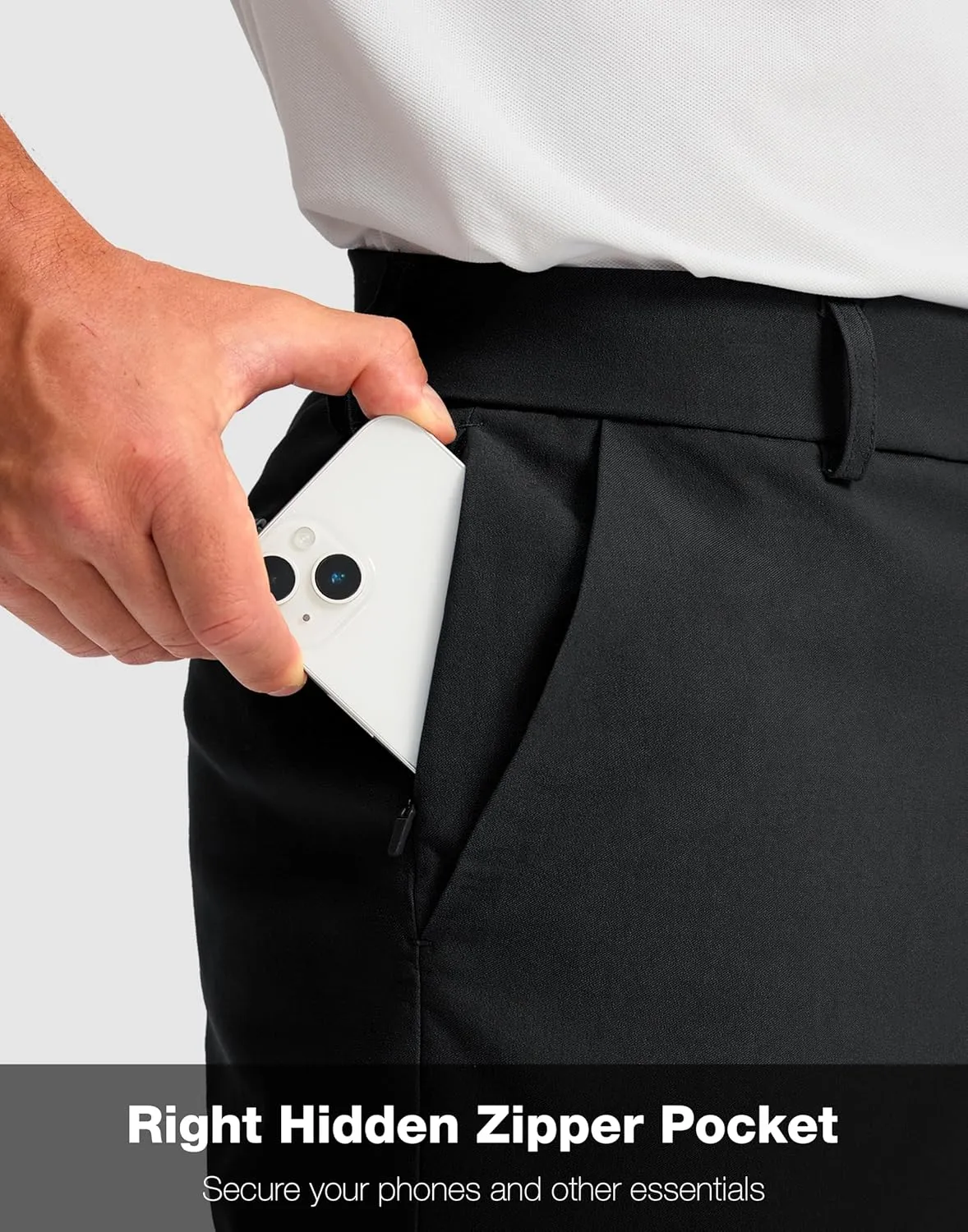 Men's Golf Shorts with 5 Pockets 11" Inseam Stretch Quick Dry Casual Work Dress Shorts for Men
